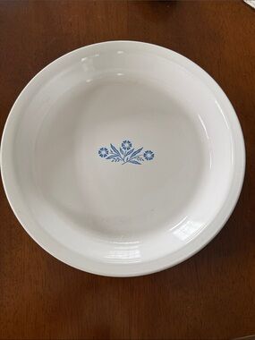 Corning Ware Blue Cornflower Pie Serving Plate P-309